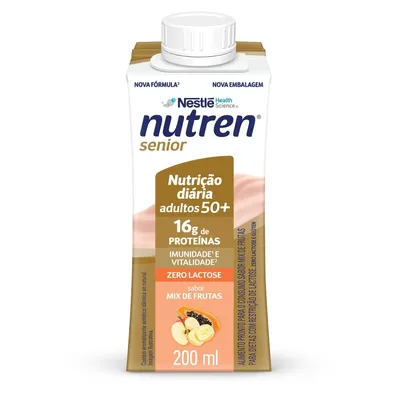 Complemento Alimentar Nutren Senior Mix De Frutas Zero Lactose 200Ml preço